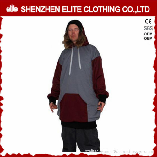 wholesale cheap large size custom men snowboard hoodie tall